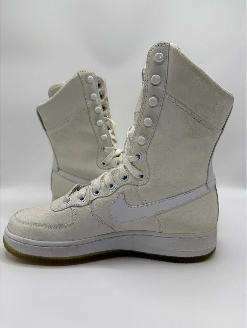 Nike Air Force 1 High boots White On White Women’s Sz 7 315187-111 NWOB